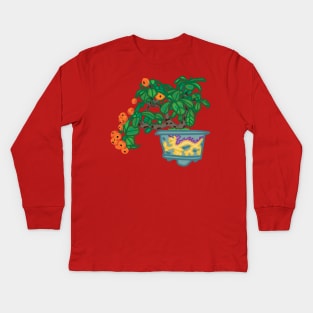 Bonsai Tree Kids Long Sleeve T-Shirt